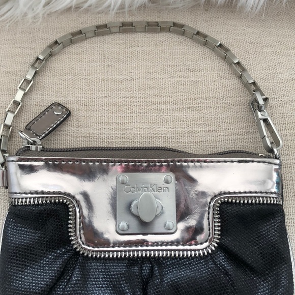 Calvin Klein Metallic Wristlet - Picture 2 of 3